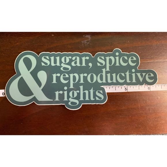 Sugar Spice Feminism Sticker - Picture 2 of 3